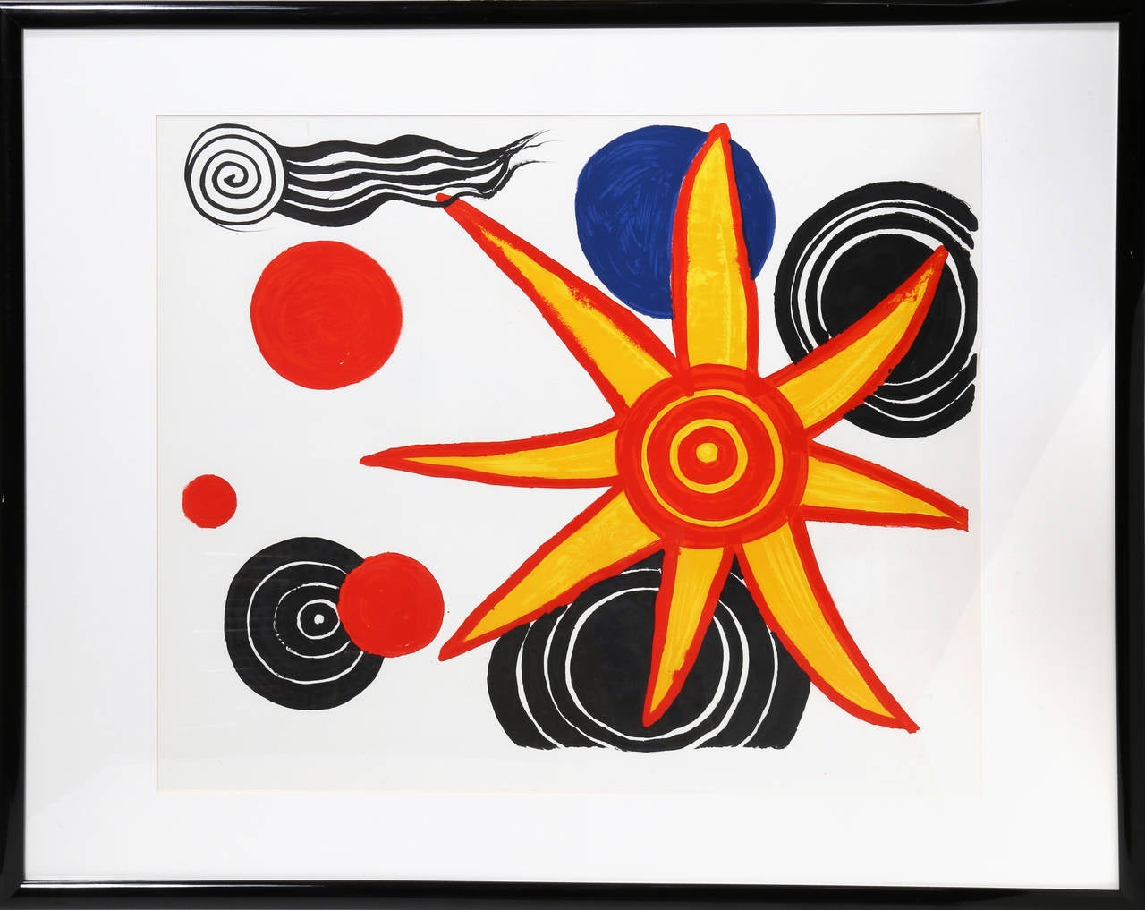 Alexander Calder Abstract Print - Sun and Planets