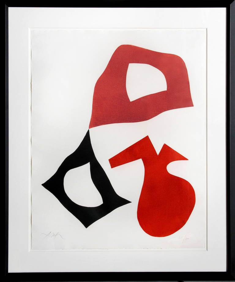 Jean Arp Abstract Print - Trois Formes