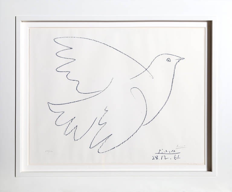 Pablo Picasso Animal Print - The Blue Dove