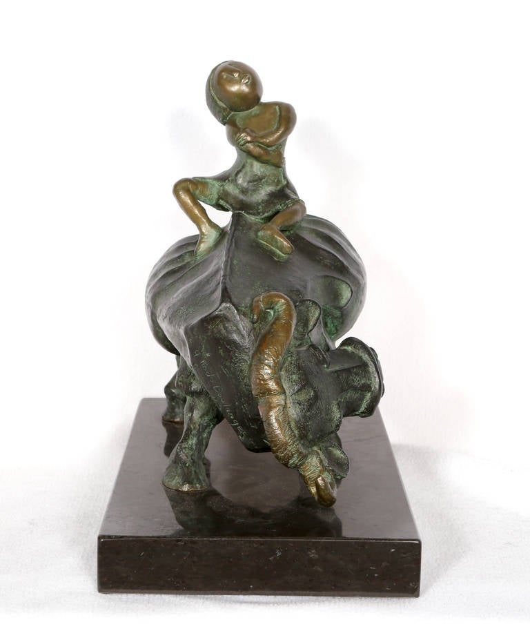 Meditation - Surrealist Sculpture by Graciela Rodo Boulanger