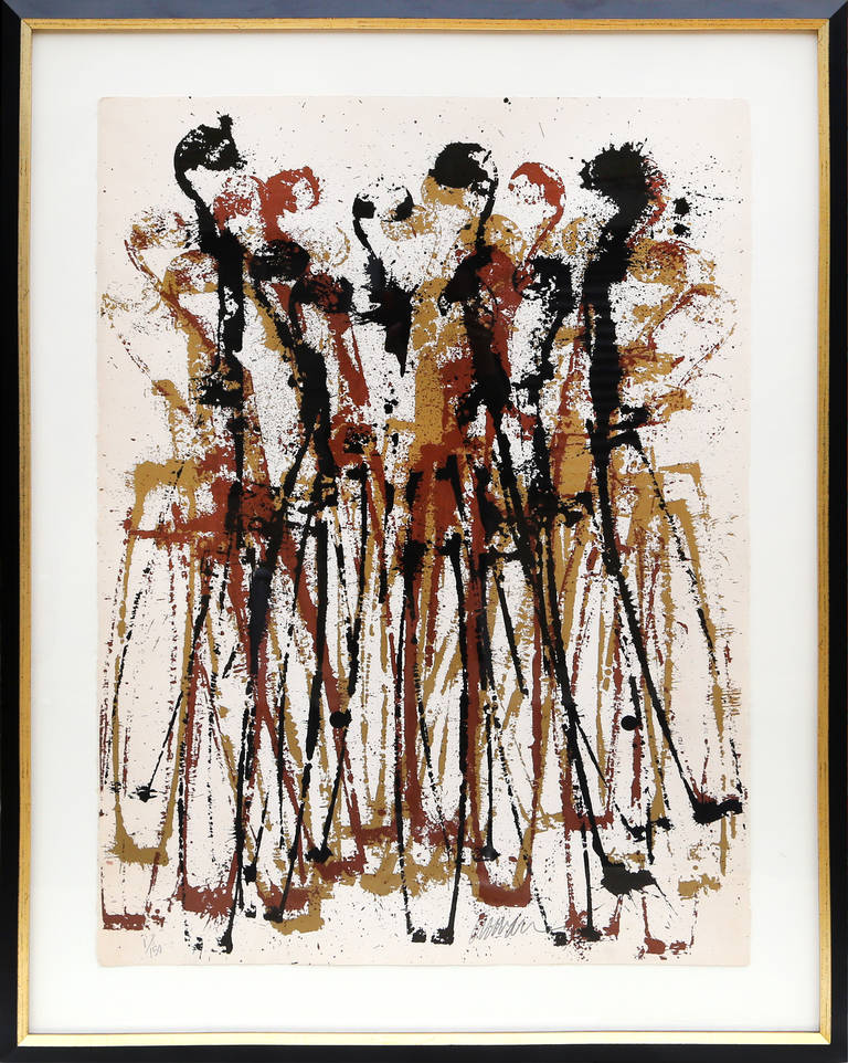 Fernandez Arman Abstract Print - Intermission, Pop Art Screenprint by Arman