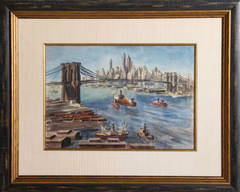 Brooklyn Bridge and Lower Manhattan I