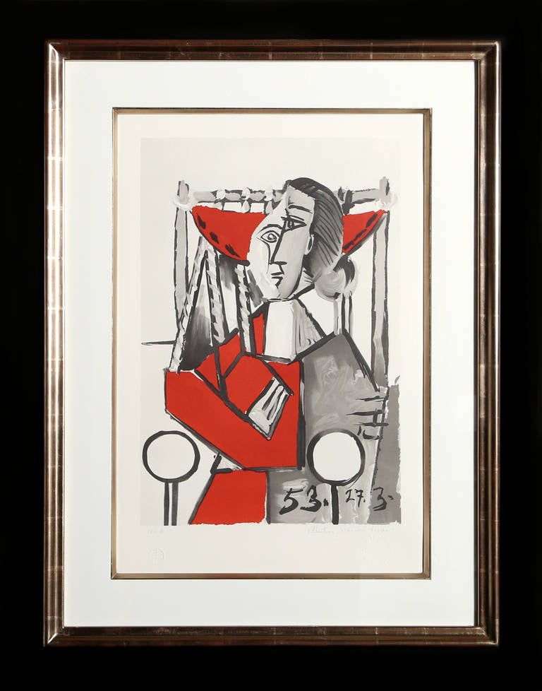 Pablo Picasso Figurative Print - Femme Assise