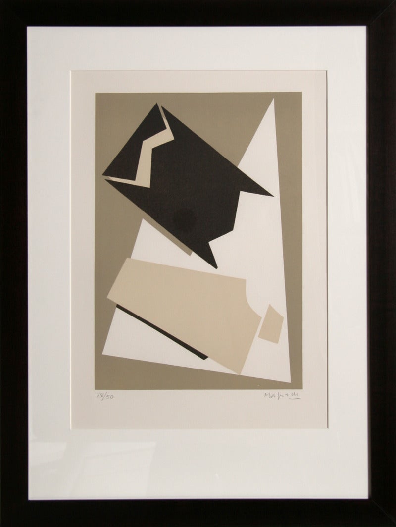 Alberto Magnelli Abstract Print - Composition