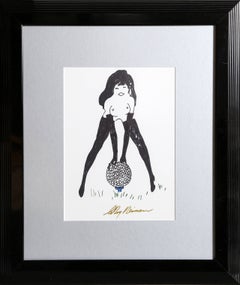 Femlin, Playboy Girl, Drawing by Leroy Neiman