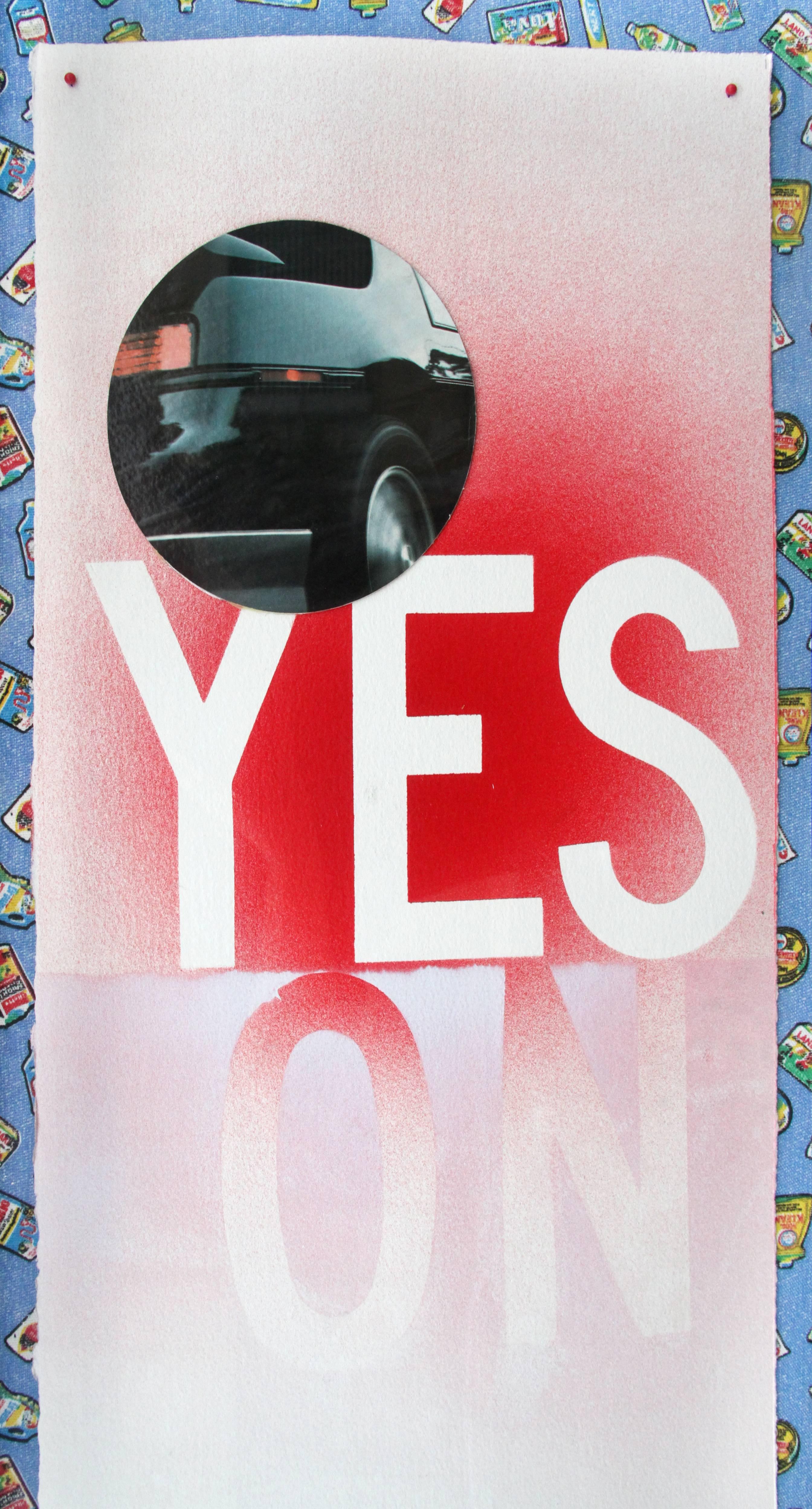 YES NO - Conceptual Mixed Media Art by Dike Blair