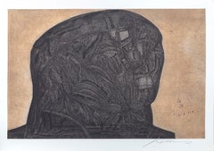 Marquez de Sade, Surrealist Etching by Jose Luis Cuevas