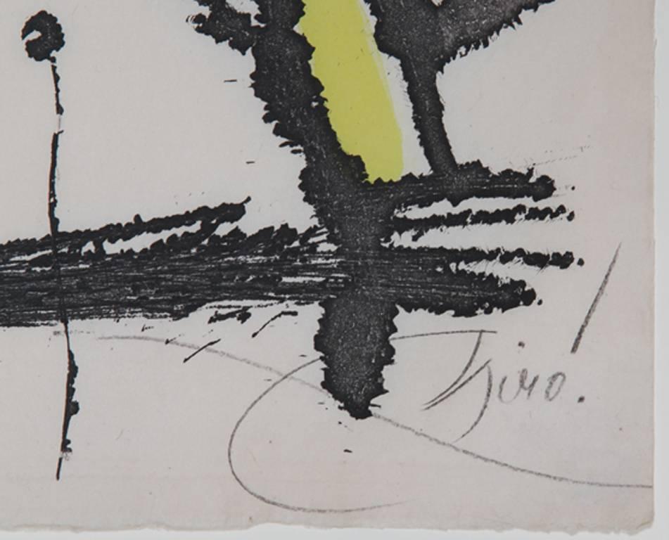 Courtesan Grotesque - Modern Print by Joan Miró