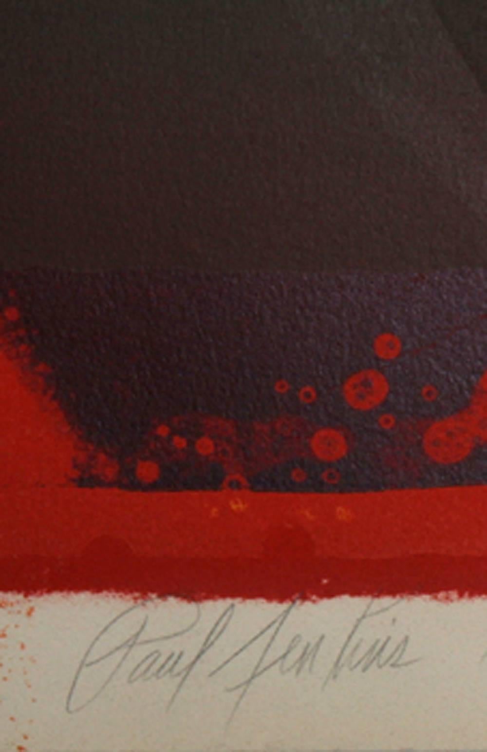 Phenomena Spectrum, Lithograph by Paul Jenkins 1