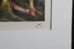 Ma Chair Rie de Requiem pour La Fin des Temps, Aguafuerte/Pastel de Roberto Matta