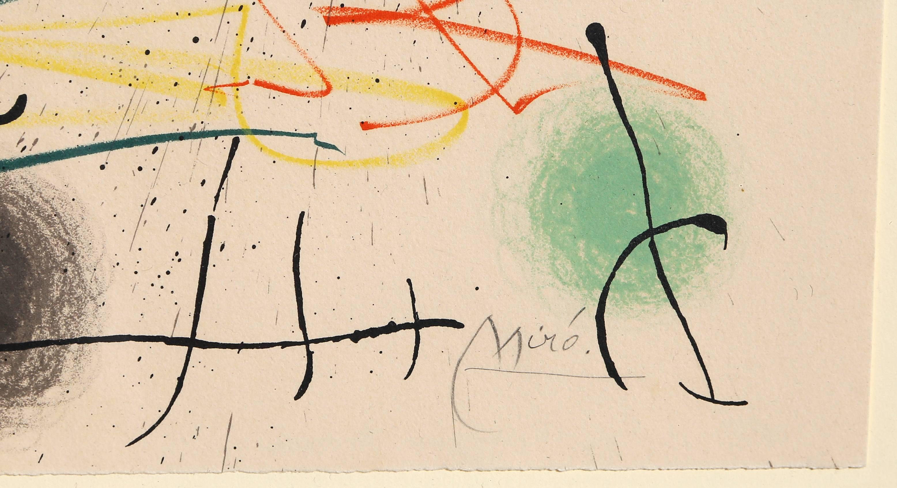 Quelques Fleurs pour des Amis - Print by Joan Miró
