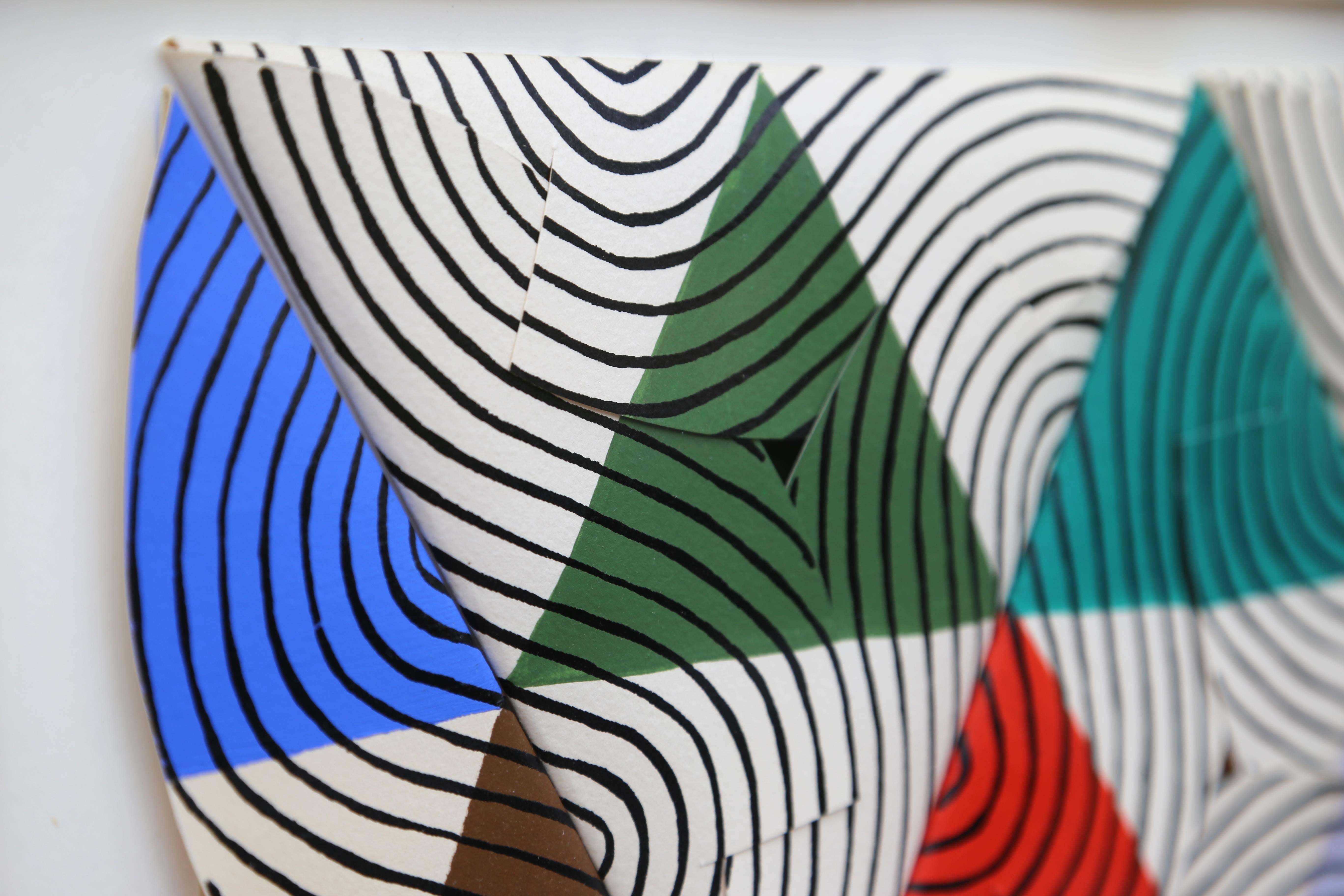 Sequence - Op Art Print by Anne Youkeles