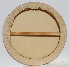 Prism Tondo, Abstract Geometric Oil Painting on Canvas