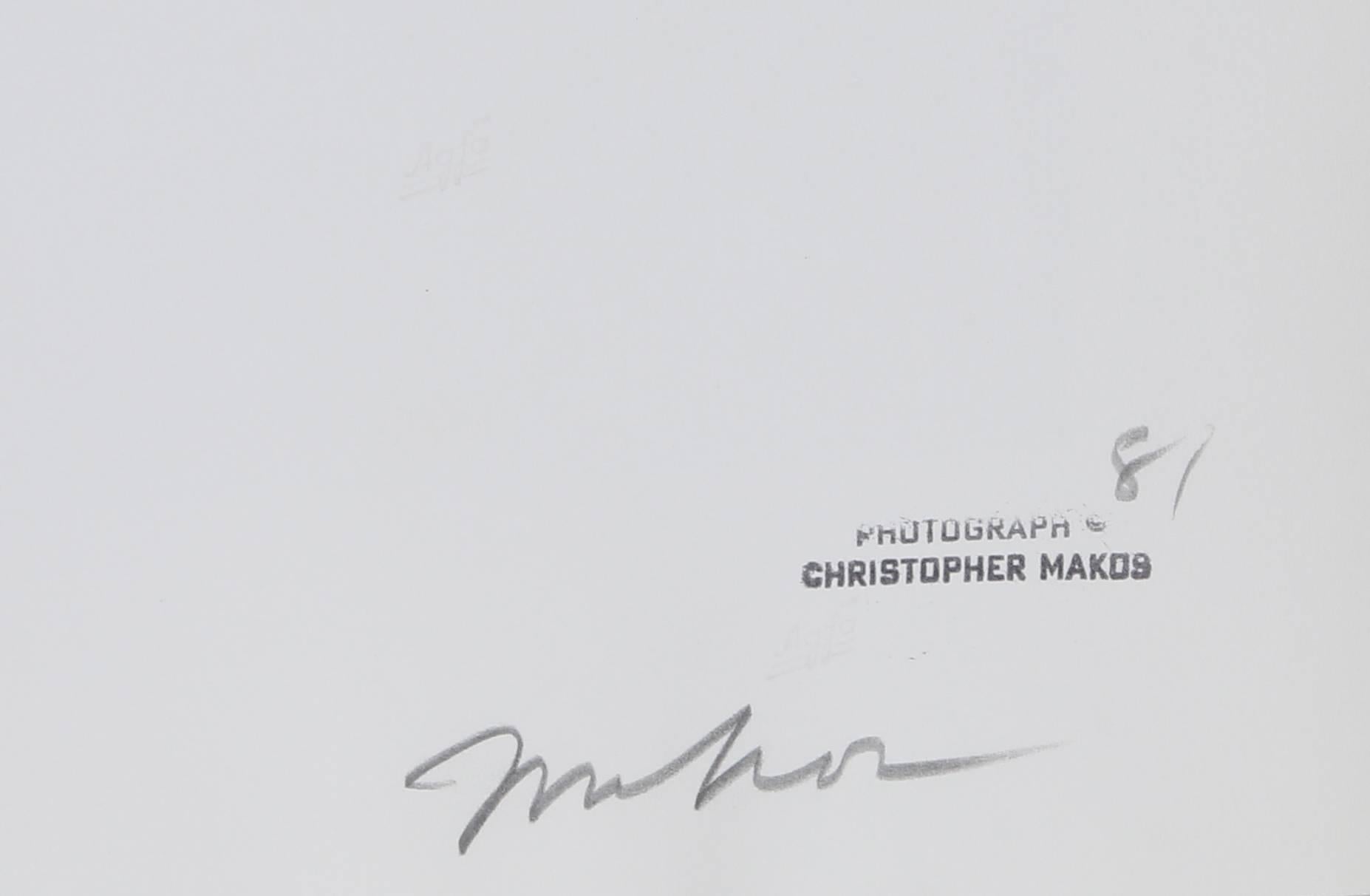 Andy Warhol à Paris - Photograph de Christopher Makos