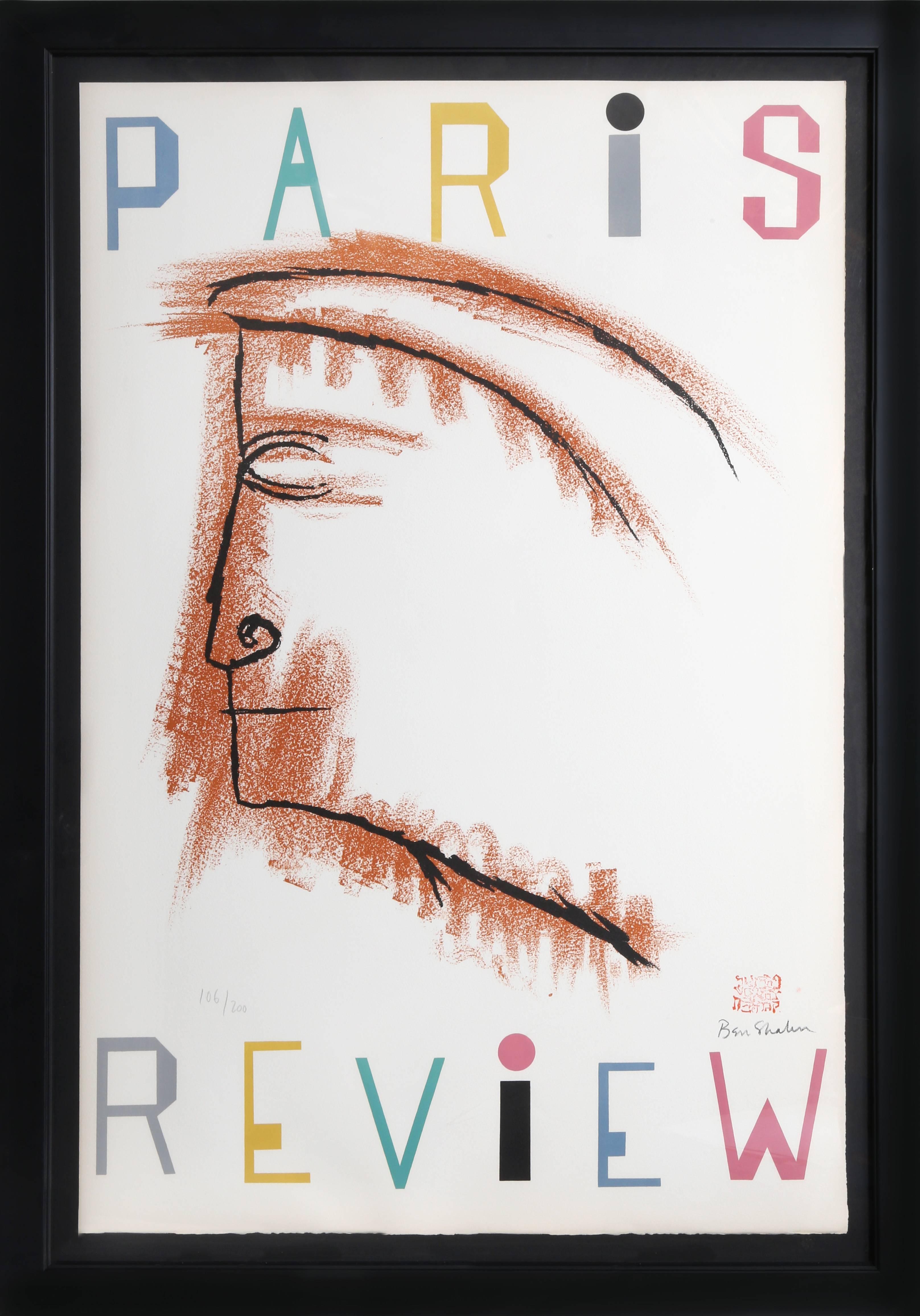 Ben Shahn Figurative Print - Paris Review