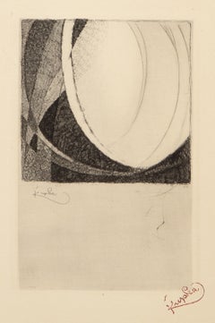 Amorpha, Surrealist Etching by Frantisek Kupka