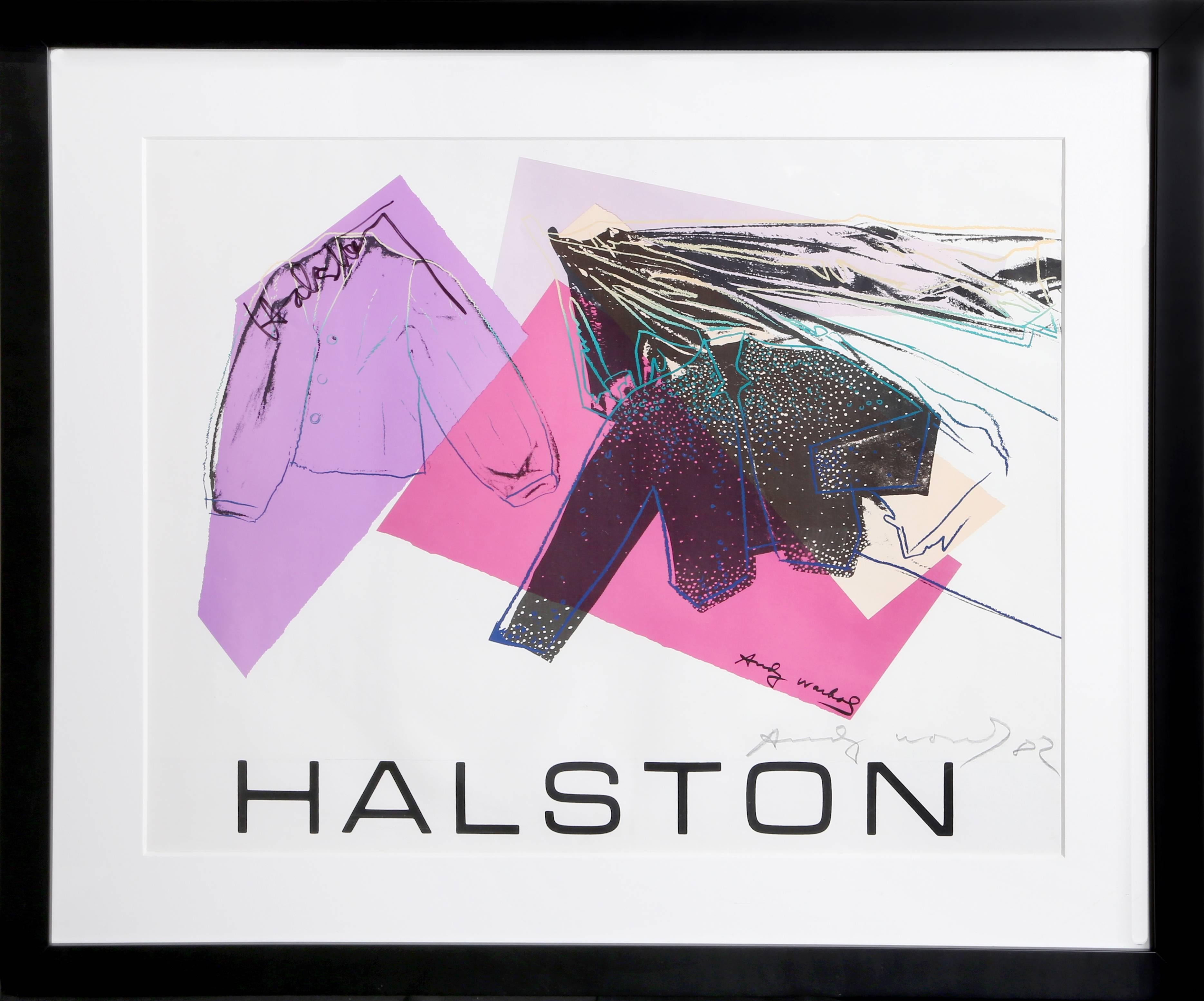 Andy Warhol Figurative Print - Halston Advertising Campaign (Women's Wear)