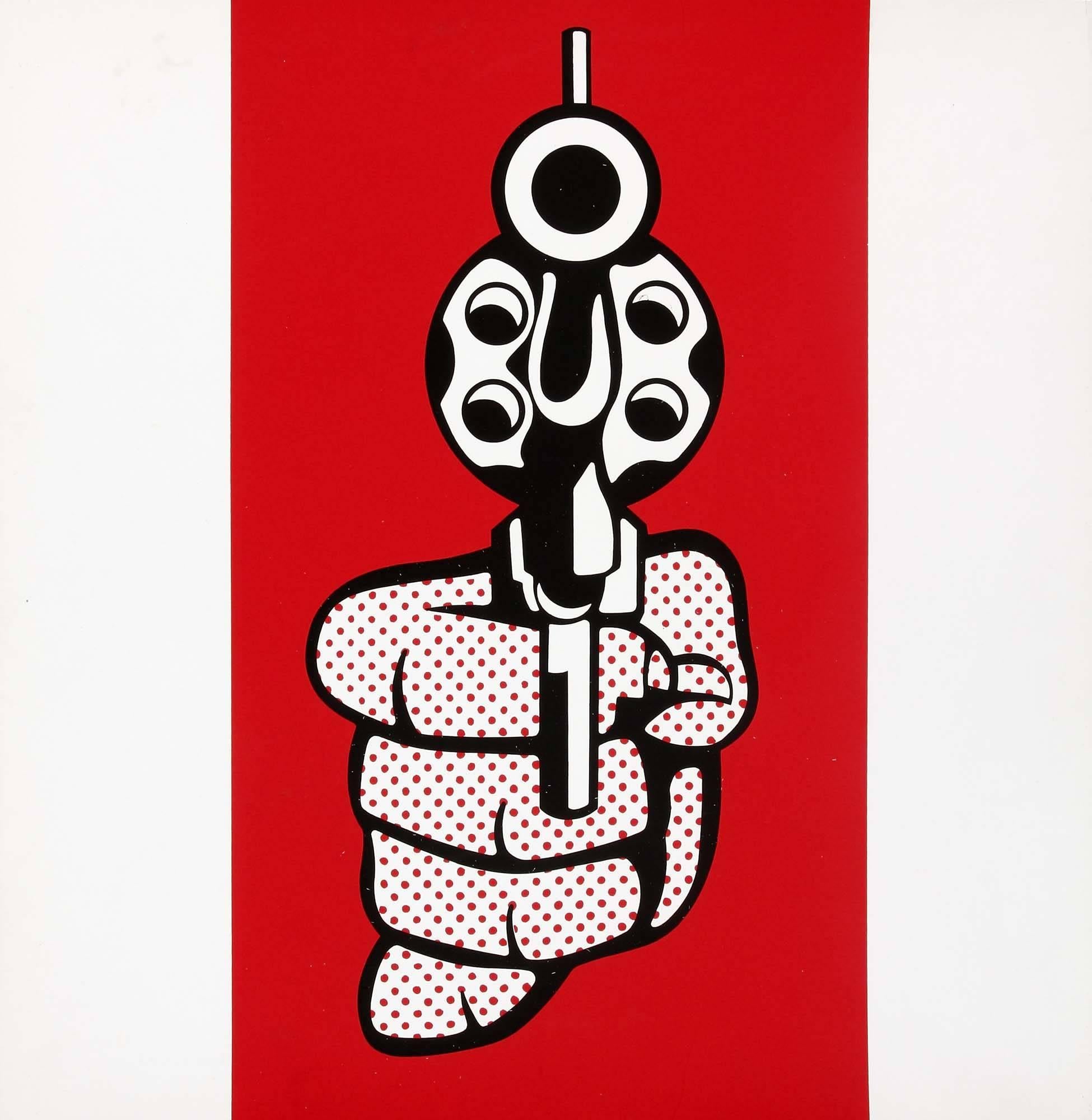 Roy Lichtenstein Figurative Print - Pistol