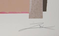 Bonac I, Abstract Expressionist Screenprint by Larry Zox