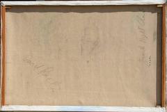 Night Club francese, pittura a olio moderna su tela di David Rucli