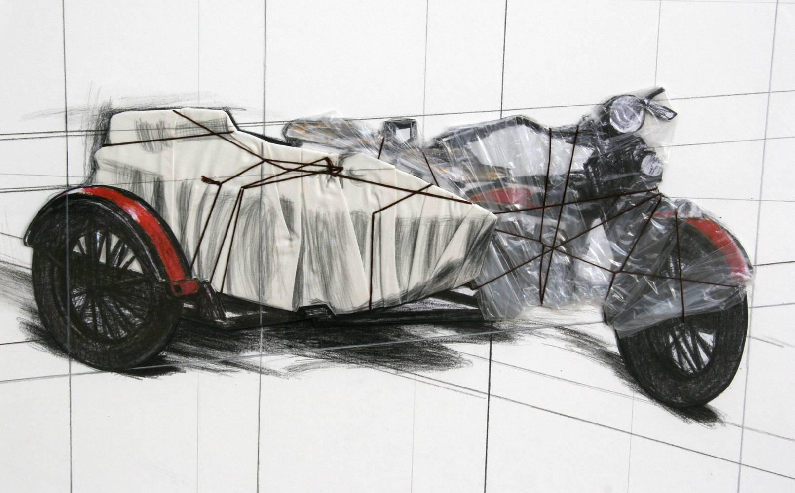 Wrapped Motorcycle: Project for Harley Davidson - Print by Christo and Jeanne-Claude
