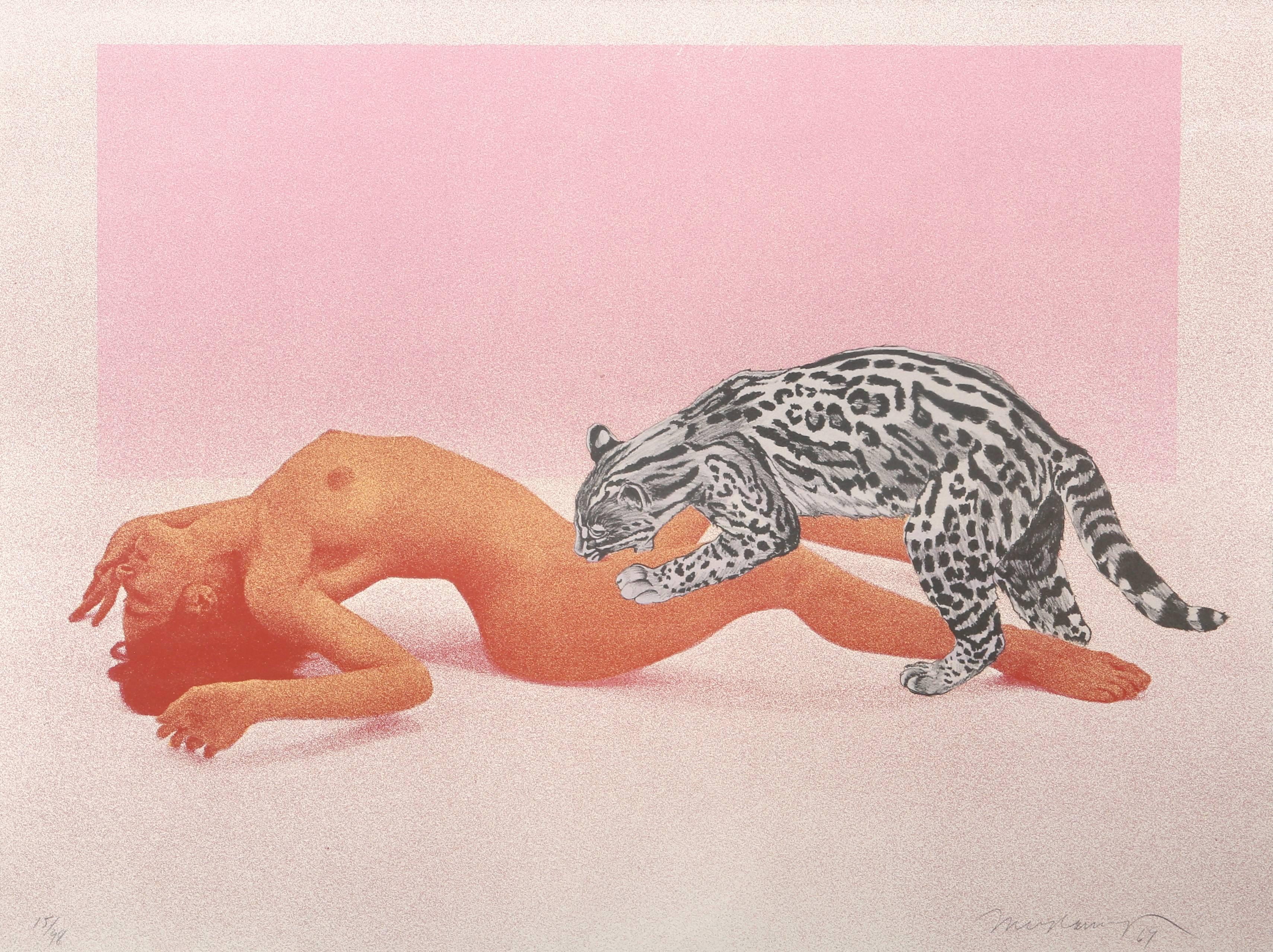 Mel Ramos Nude Print - Ocelot