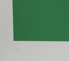 Rosier, aquatinte géométrique abstraite de Barry Nelson