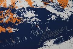 Guitarra resplandeciente, serigrafía de Arman