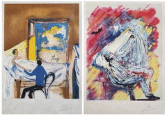 L'Aventure Medicale, Suite of Two Signed Lithographs by Salvador Dali 1980