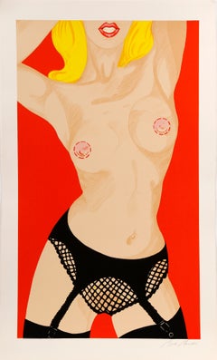 Black Garter, Signed Pop Art Screenprint by Bob Pardo