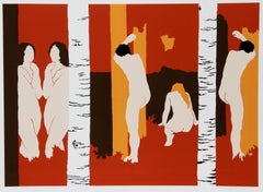 Summer II, 1978 Signed Pop Art Screen Print by Daphne Mumford
