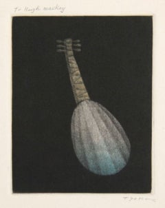 Happy, 1975 Signed Realist Mezzotint by Tomoe Yokoi