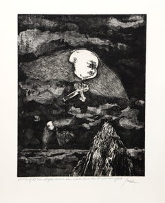 Take Not God's Name in Vain, 1963 Signed Etching by Peter Paone