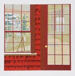 «Reflections and Penetrations», 1980. Serigrafía de arte pop firmada por Daphne Mumford