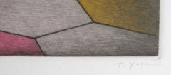 Sliced Watermelon, Circa 1985 Signed Realist Mezzotint by Tomoe Yokoi