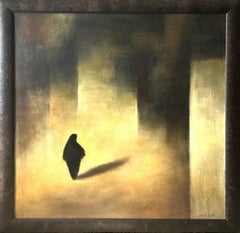 To The Pueblo, Signed Cubist Painting by Joseph Barber