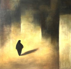To The Pueblo, Signed Cubist Painting by Joseph Barber