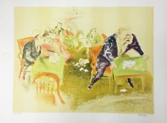 The Opposition, Signed Print by William Gropper