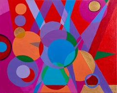«Broadway Lights», cuadro abstracto firmado por Sylvia Roth