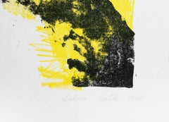 "Yellow Women", stampa firmata in stile espressionista astratto di Sylvia Roth