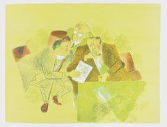 « The Budget », tirage signé de William Gropper