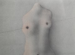 Torso, Signed Surrealist Lithograph by Paul Wunderlich