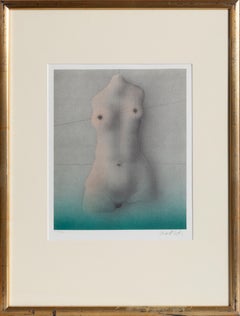Torso, Signed Surrealist Lithograph by Paul Wunderlich