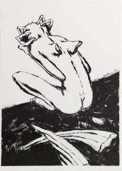 "Fallen Demon" dalla serie "The Illusions Suite", litografia autografata da Clive Barker