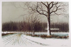 Spring Road, Signed Lithograph by Wayne Cooper