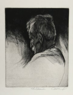 The Observer, Signed Photorealist Aquatint by Harry McCormick