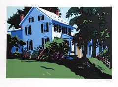 „Summer Solace“, signierter Siebdruck von Jon Carsman