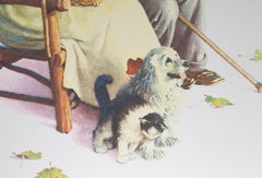 Fondly Do We Remember, Signed American Realist Lithograph by Norman Rockwell