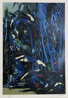 « Lagoon », sérigraphie contemporaine signée par Jon Carsman