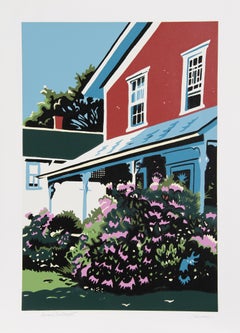 „Summer’s Onslaught“, signierter Siebdruck von Jon Carsman